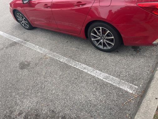 Red 2019 Acura TLX V6