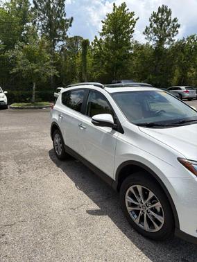 White 2017 Toyota RAV4 Limited