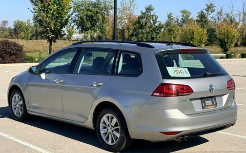 Silver 2015 Volkswagen Golf SportWagen TSI S 4-Door