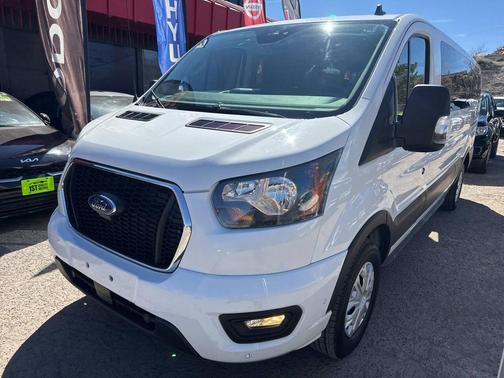 Oxford White 2023 Ford Transit-350 XLT