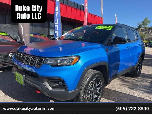 Hydro Blue Pearlcoat 2025 Jeep Compass Trailhawk