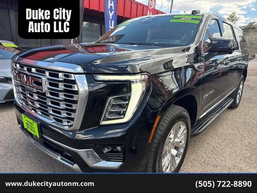 Onyx Black 2025 GMC Yukon XL Denali