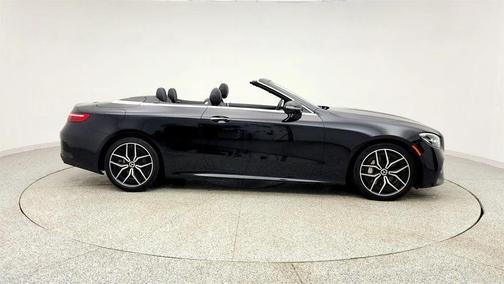 Obsidian Black Metallic 2023 Mercedes-Benz E-Class E 450 RWD Cabriolet with AMG Line & Driver Assistance Packages
