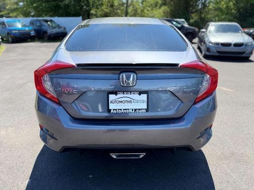 Modern Steel Metallic 2020 Honda Civic Sport