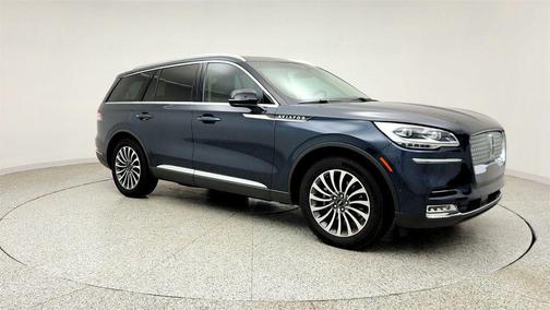 Flight Blue Metallic Clearcoat 2022 Lincoln Aviator Reserve