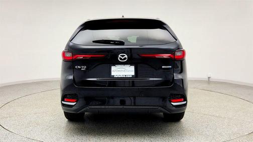Jet Black Mica 2025 Mazda CX-70 PHEV Premium Package