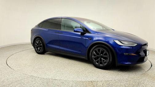 Deep Blue Metallic 2024 Tesla Model X Long Range