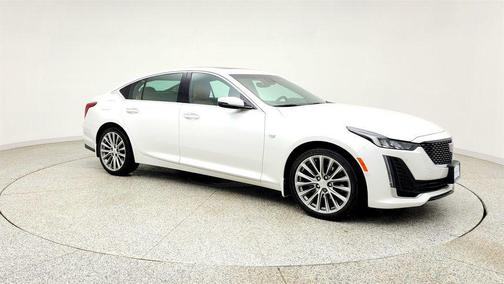 Crystal White Tricoat 2020 Cadillac CT5 Premium Luxury RWD