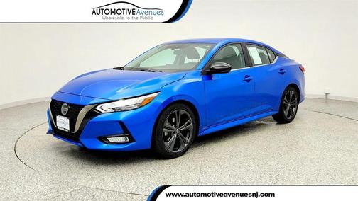 Electric Blue Metallic 2021 Nissan Sentra SR