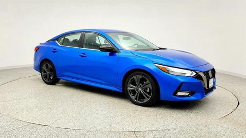 Electric Blue Metallic 2021 Nissan Sentra SR