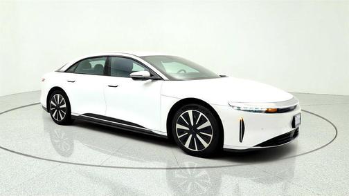 Stellar White Metallic 2024 Lucid Air Pure