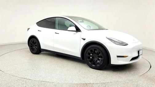 Pearl White Multi-Coat 2021 Tesla Model Y Long Range Dual Motor All-Wheel Drive