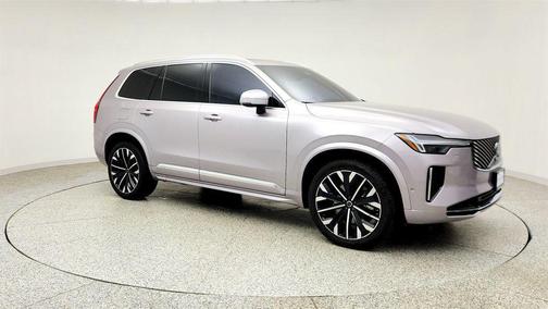 Aurora Silver 2026 Volvo XC90 Plus, B6 AWD Gas (mild hybrid), Gasoline, Bright, 7 Seats