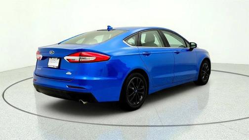 Velocity Blue Metallic 2019 Ford Fusion SE