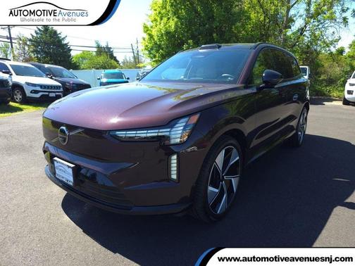 Mulberry Metallic 2025 Volvo EX90 Ultra, Twin Motor Performance, Fully electric, 6 Seats