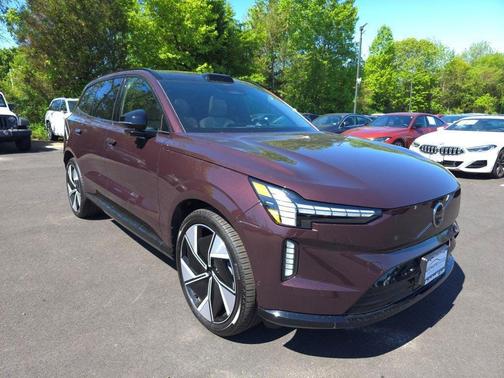 Mulberry Metallic 2025 Volvo EX90 Ultra, Twin Motor Performance, Fully electric, 6 Seats