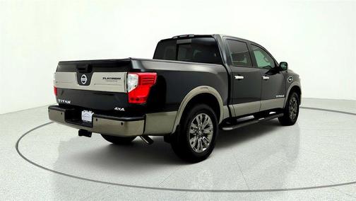 Magnetic Black 2017 Nissan Titan Platinum Reserve