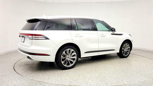 Pristine White Metallic Tri-Coat 2023 Lincoln Aviator Grand Touring AWD