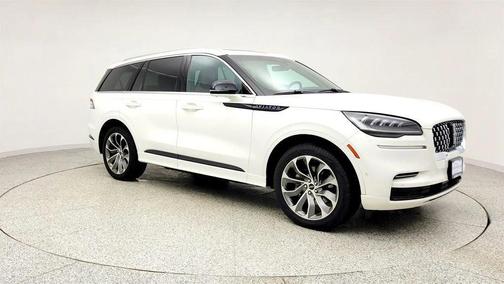 Pristine White Metallic Tri-Coat 2023 Lincoln Aviator Grand Touring AWD