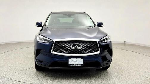 Hermosa Blue 2024 INFINITI QX50 LUXE AWD