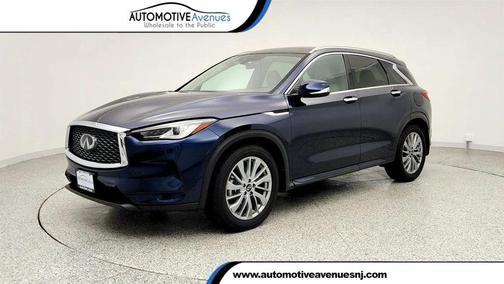 Hermosa Blue 2024 INFINITI QX50 LUXE AWD