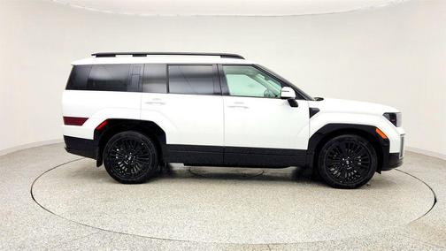 Serenity White 2025 Hyundai SANTA FE HEV Calligraphy