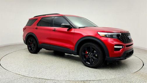 Rapid Red Metallic Tinted Clearcoat 2023 Ford Explorer ST