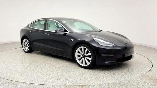 Obsidian Black Metallic 2018 Tesla Model 3 Mid Range