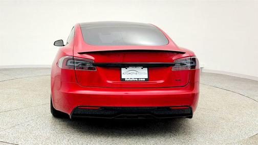Red Multi-Coat 2021 Tesla Model S Plaid