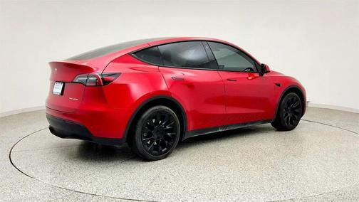 Red Multi-Coat 2023 Tesla Model Y Long Range Dual Motor All-Wheel Drive