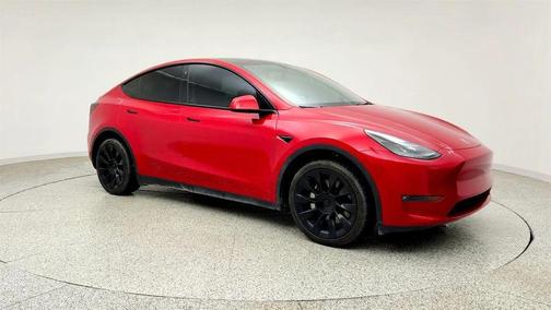 Red Multi-Coat 2023 Tesla Model Y Long Range Dual Motor All-Wheel Drive