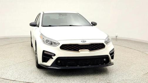 Clear White 2021 Kia Forte GT-Line
