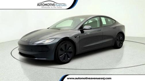 Stealth Grey 2025 Tesla Model 3 Long Range