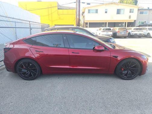 Ultra Red 2025 Tesla Model 3 Performance