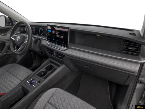 Deep Black Pearl 2025 Volkswagen Tiguan 2.0T S