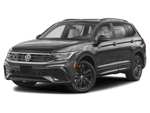 Platinum Gray Metallic 2023 Volkswagen Tiguan 2.0T SE R-Line Black