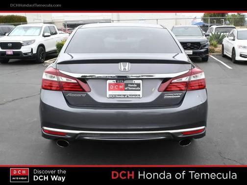 Modern Steel Metallic 2017 Honda Accord Sport SE