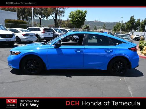 Boost Blue Pearl 2025 Honda Civic Sport