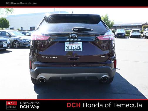 Burgundy Velvet Metallic Tinted Clearcoat 2024 Ford Edge Titanium