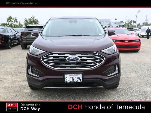 Burgundy Velvet Metallic Tinted Clearcoat 2024 Ford Edge Titanium