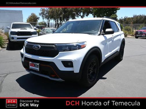 Star White Metallic Tri-Coat 2023 Ford Explorer Timberline