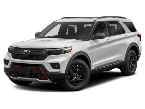Star White Metallic Tri-Coat 2023 Ford Explorer Timberline
