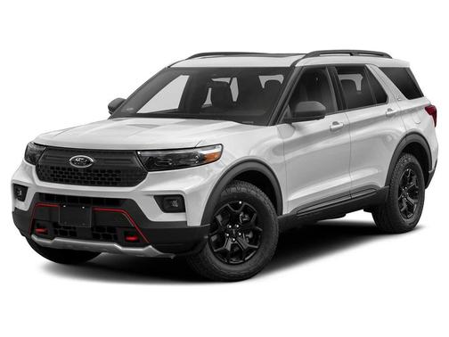 Star White Metallic Tri-Coat 2023 Ford Explorer Timberline
