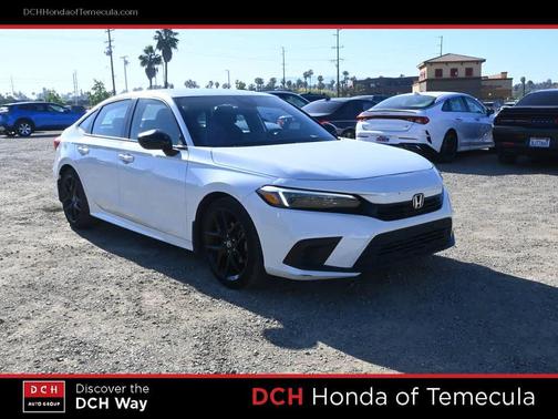 Platinum White Pearl 2023 Honda Civic Sport