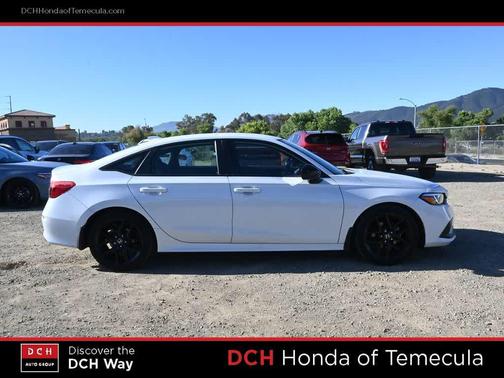 Platinum White Pearl 2023 Honda Civic Sport