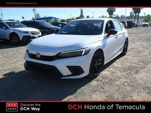 Platinum White Pearl 2023 Honda Civic Sport