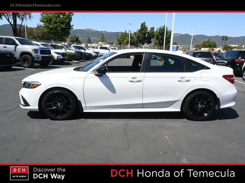 Platinum White Pearl 2023 Honda Civic Sport