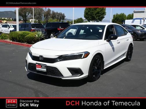 Platinum White Pearl 2023 Honda Civic Sport