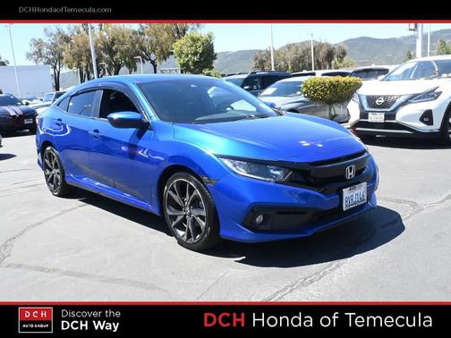 Aegean Blue Metallic 2021 Honda Civic Sport