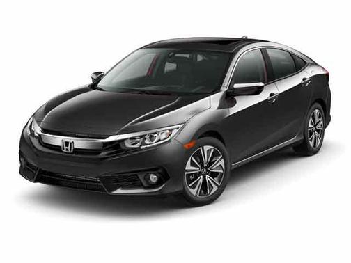 Modern Steel Metallic 2017 Honda Civic EX-T